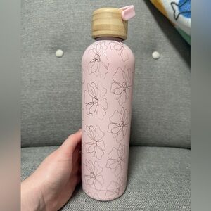 Floral Pink Insulated Bottle